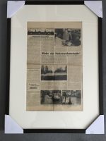 Versteigerungsaktion Originalzeitungsseite der Hildener Zeitung von 1961